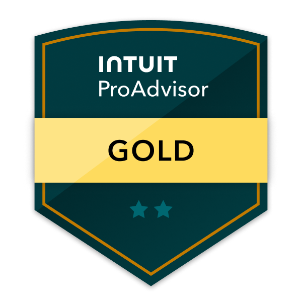 Intuit Gold ProAdvisor badge